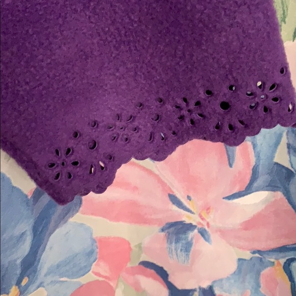 Sport Savvy purple fleece jacket 2X - Picture 6 of 7